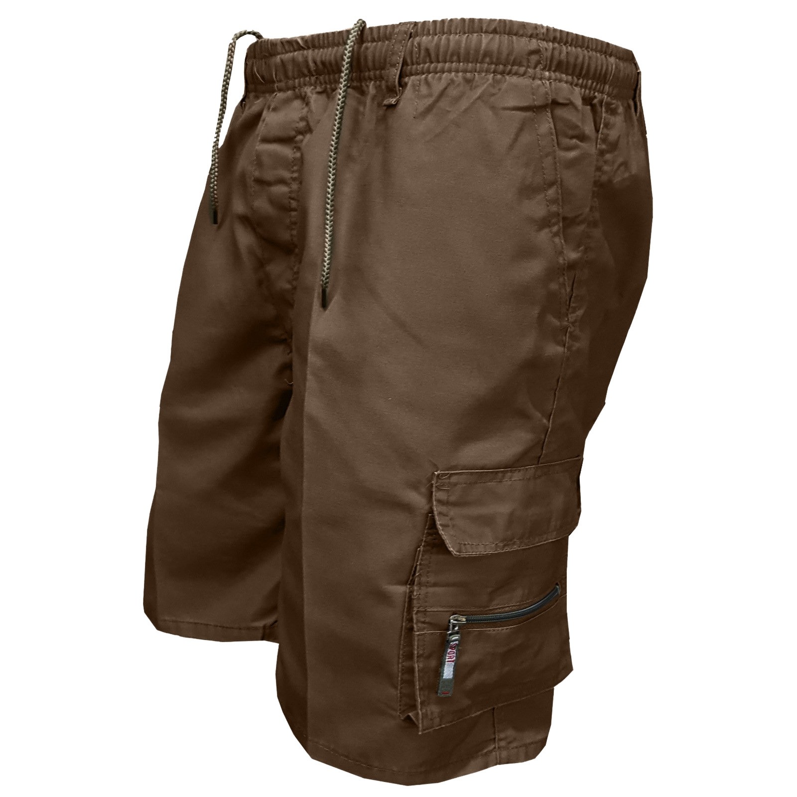 thumbnail image 4 of Pantalones cortos ligeros de senderismo para hombre - 90 % poliéster, 10 % elastano - Diseño con 6 bolsillos, tejido de secado rápido para actividades al aire libre, 4 of 4